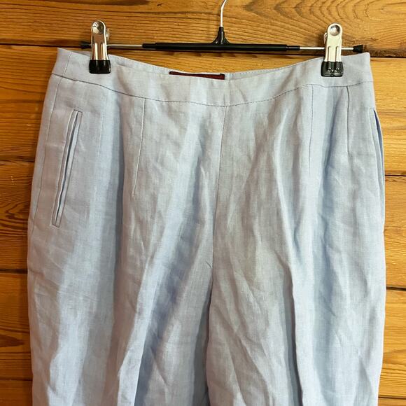 Renato Nucci Light Blue Cropped Pants Size 40 - Picture 5 of 6